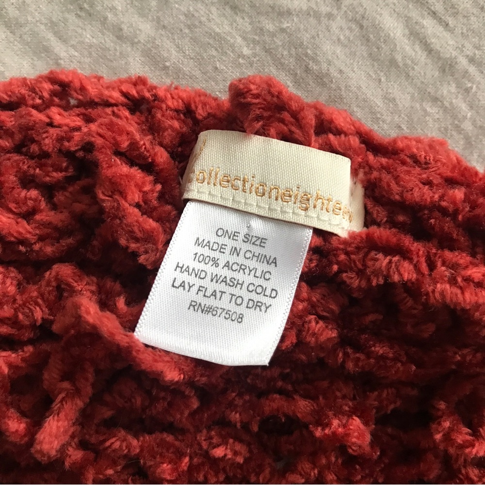 Colorblock Long Knit Scarf - Picture 3 of 3